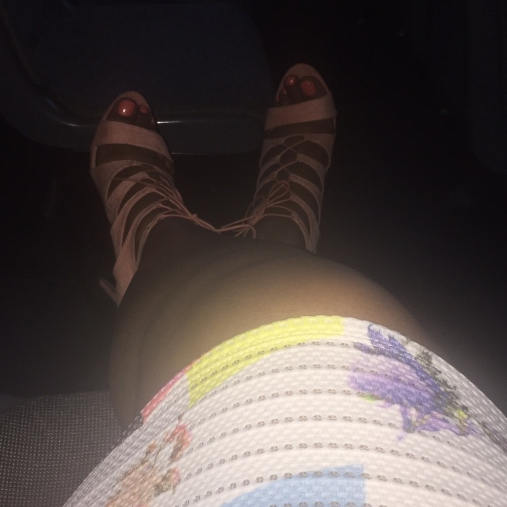 Madden girl (Steve madden) heels. Color: coral